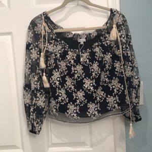 Lucy Paris midriff blouse